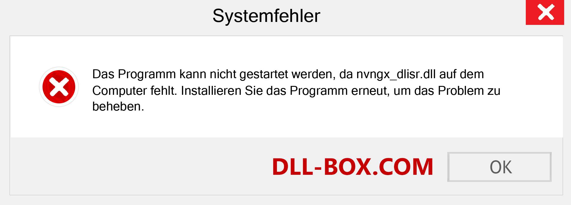 nvngx_dlisr.dll-Datei fehlt?. Download für Windows 7, 8, 10 - Fix nvngx_dlisr dll Missing Error unter Windows, Fotos, Bildern